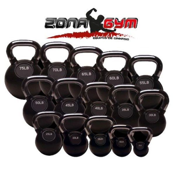 Rusas - Kettlebell Cromadas y encauchadas 